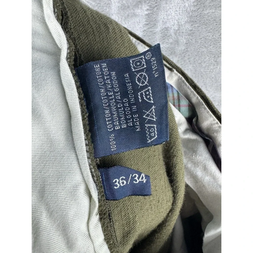 Vintage Polo Ralph Lauren Corduroy‎ Green Pants Mens 36x34 (fits 34x30) Cotton